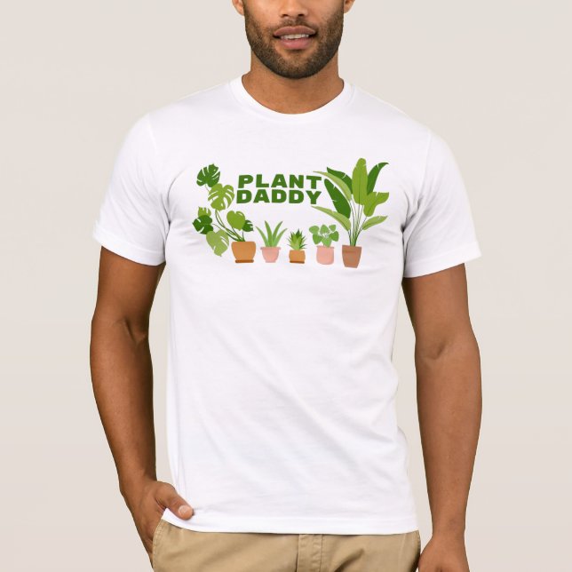 Camiseta Pai de plantas | Presentes para plantaçõe (Frente)