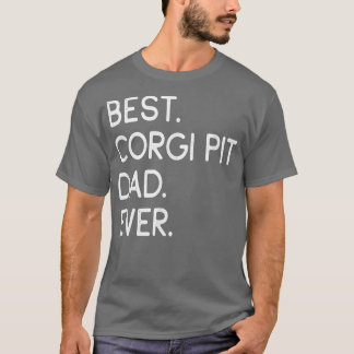 Camiseta Pai De Poço De Corgi Da Melhor Mente