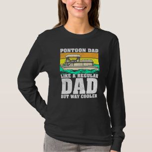 Camiseta Pai de Pontão Vintage Retro Como um Pai Regular Po