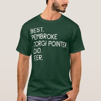 Camiseta Pai De Ponteiro Mens Best Pembroke Corgi Ever825