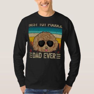 Camiseta Pai De Poodle De Brinquedo Melhor Retron Retro Por