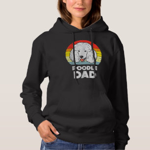 Camiseta Pai de Poodle Sunset Retro Animal Pet Dog Lover