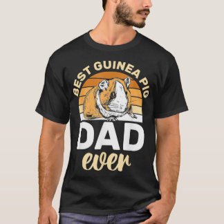 Camiseta Pai De Porcos Da Melhor Guiné Amante de os animais