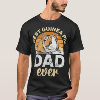 Camiseta Pai De Porcos Da Melhor Guiné Amante de os animais
