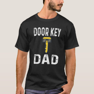 Camiseta Pai de porta Pun Humor Dorky Dork Book Nerd Padre