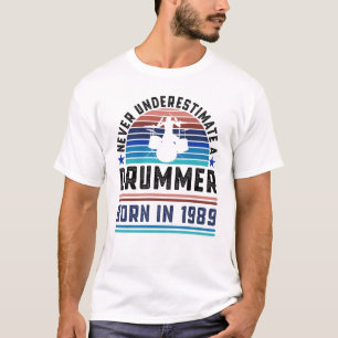 Camiseta Pai de Presente de aniversário de 40 anos de Drumm