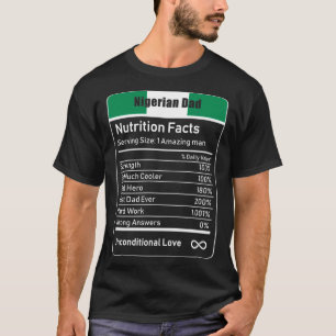 Camiseta Pai de Presente Dia de os pais de Fatos Nutriciona