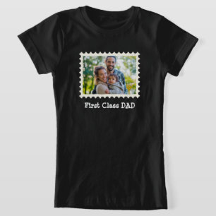 Camiseta PAI de PRIMEIRA CLASSE Melhor Pai fotografia horiz