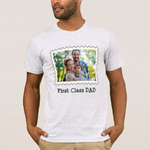 Camiseta PAI de PRIMEIRA CLASSE Melhor Pai fotografia horiz