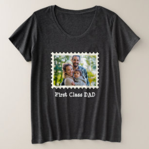 Camiseta PAI de PRIMEIRA CLASSE Melhor Pai fotografia horiz