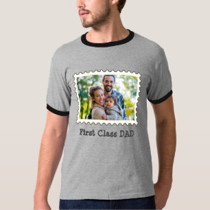 Camiseta PAI de PRIMEIRA CLASSE Melhor Pai fotografia horiz