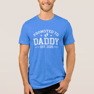 Camiseta Pai de Primeira Vez 2026 Pai Promovido a Pai desde
