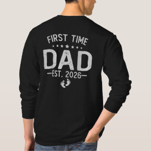 Camiseta Pai de Primeira Vez 2026 Pai Promovido a Pai desde