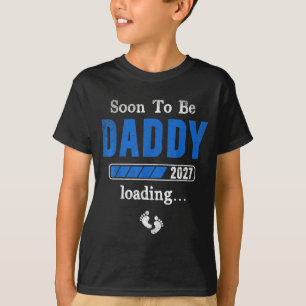 Camiseta Pai de primeira viagem 2027 est 2027 dia dos pais 