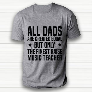 Camiseta Pai de Professores de Música Profissionais Engraça