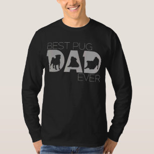 Camiseta Pai De Pug Para Homens