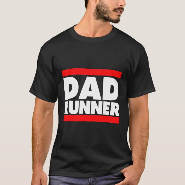 Camiseta Pai de Rap de Runner Inspirado em Execução Homens (Frente)