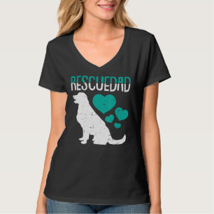 Camiseta Pai de resgate dos homens Labrador Doggie Adopti