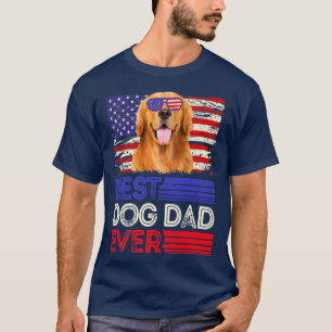 Camiseta Pai De Retriever De Melhor Ouro Da América