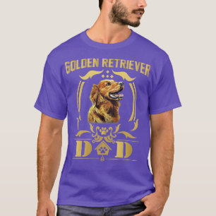 Camiseta Pai De Retriever De ouro - Dia de os pais Engraçad