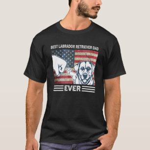 Camiseta Pai De Retriever Do Melhor Labrador De Mens Alguma