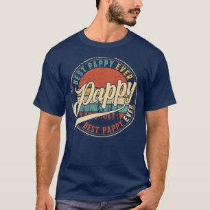 Camiseta Pai De Retrorização Da Melhor Pappy Ever Vintage P