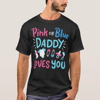 Camiseta Pai de Revisão de Gênero Pai Rosa ou Azul 3