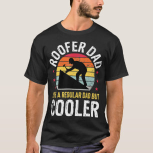 Camiseta Pai De Roofer Mas Dia de os pais De Telhado Engra