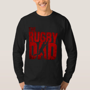 Camiseta Pai de Rugby - Engraçado Presente no Esporte do Di