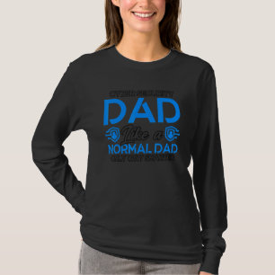 Camiseta Pai de Segurança Cibernética Muito Mais Inteligent