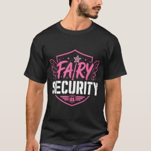 Camiseta Pai de Segurança Fada Fantasia de Halloween