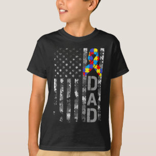 Camiseta Pai de Sensibilização do Autismo Dia de os pais de