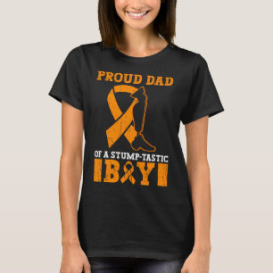Camiseta Pai De Sensibilização Para Perda Da Perna Artifici