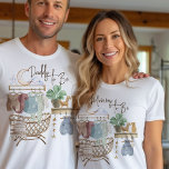 Camiseta Pai de ser roupa de bebê do berço de ansiedade<br><div class="desc">Pai de ser t-shirt para o seu chá de fraldas, revelação de gênero, anúncio de gravidez, etc. Você pode personalizar o texto para ler que é uma menina ou é um garoto, papai ou novo papai, por exemplo. Esta design tem ilustrações temáticas de berçários, incluindo bassinet e cobertor de bebês,...</div>