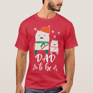Camiseta Pai De Seres Polares Para O Chá de fraldas De Nata