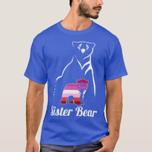 Camiseta Pai de Sinalizador do Orgulho Lésbico LGBT