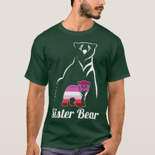 Camiseta Pai de Sinalizador do Orgulho Lésbico LGBT