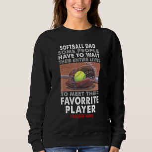 Camiseta Pai De Softball Algumas Pessoas Têm Que Esperar Po