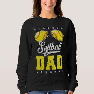 Camiseta Pai De Softball Pai Ortoado Do Jogador De Softball
