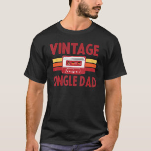 Camiseta Pai De Solteiro Vintage Com Fita Cassete Antiga H