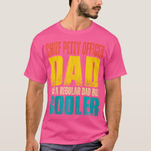 Camiseta Pai De Sub-Oficial Como Um Pai Regular Mas Coo