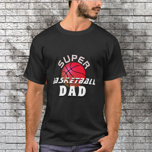 Camiseta Pai de Super Basquete Padre Negro