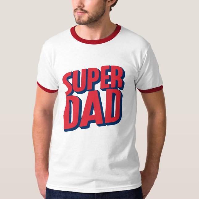 Camiseta Pai de super-herói (Frente)