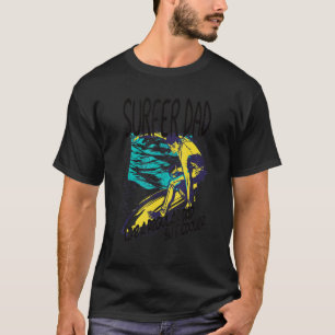 Camiseta Pai de Surfer Mens, Conselho de Surf Vintage