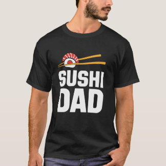 Camiseta Pai de Sushi Comida Japonesa Otaku de Sushi