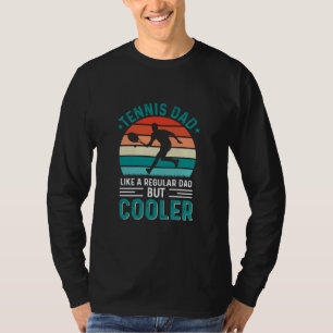 Camiseta Pai de Tênis Pôr do Sol Retro