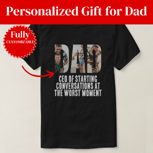 Camiseta Pai de Timing Ruim Engraçado