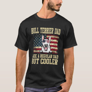 Camiseta Pai De Touro Terrier Como Um Pai Regular Mas Cão M