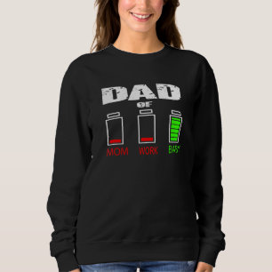 Camiseta Pai De Trabalho Mãe E Bebê Baixo Bateria Para Os P