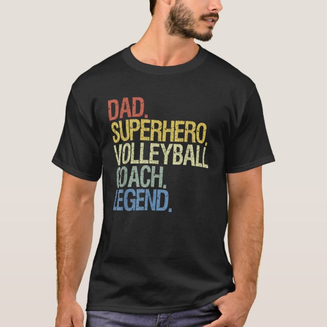 Camiseta Pai de treinador de vôlei (Frente)